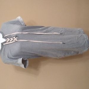 5 for $20! Just be Grey Short Sleeve Sweatshirt Dress